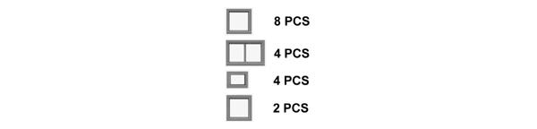 #8206 WORK CAR WINDOWS ASSORTED