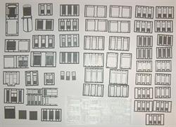 #8220 DOOR ASSORTMENT HO SCALE