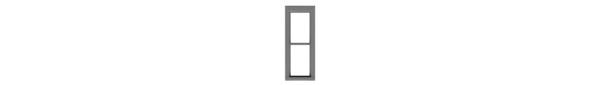 #8236 1/1 DOUBLE HUNG WINDOW