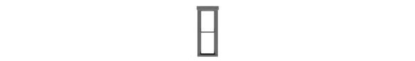 #8238 1/1 DOUBLE HUNG WINDOW