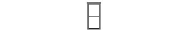 #8241 1/1 DOUBLE HUNG WINDOW