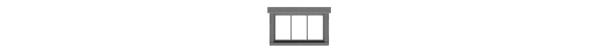 #8243 3 PANE HORIZONTAL WINDOW