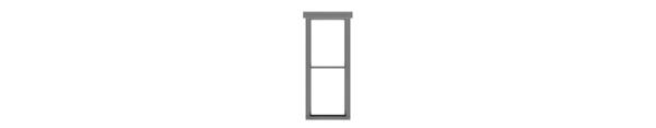 #8244 1/1 DOUBLE HUNG WINDOW