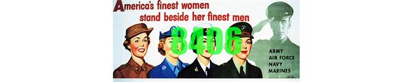 #8406 SERVICE WOMAN BILLBOARD