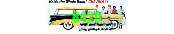 #8420 CHEVROLET TEAM WAGON BILLBOARD