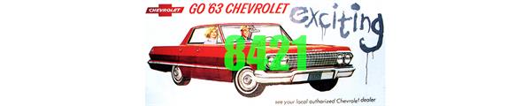 #8421 63 CHEVROLET BILLBOARD