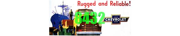 #8432 1957 CHEVROLET TRUCK BILLBOARD