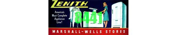 #8441 ZENITH APPLIANCES BILLBOARD
