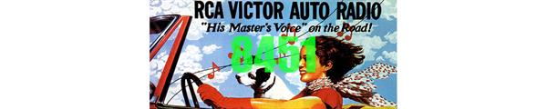 #8451 RCA AUTO RADIO BILLBOARD