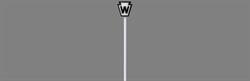 #8296 PRR KEYSTONE WHISTLE POST