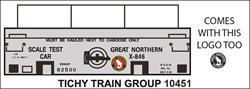 #10451-6N GN SCALE TEST CAR BLACK 6 SETS