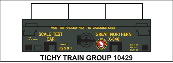#10429-6S GN SCALE TEST CAR 6 SETS