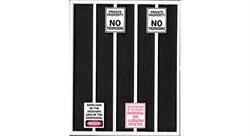 #2101 NO TRESPASSING SIGNS