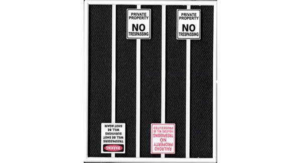 #2101 NO TRESPASSING SIGNS