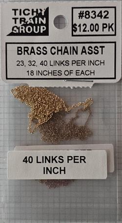 #8342 BRASS CHAIN SAMPLE PACK