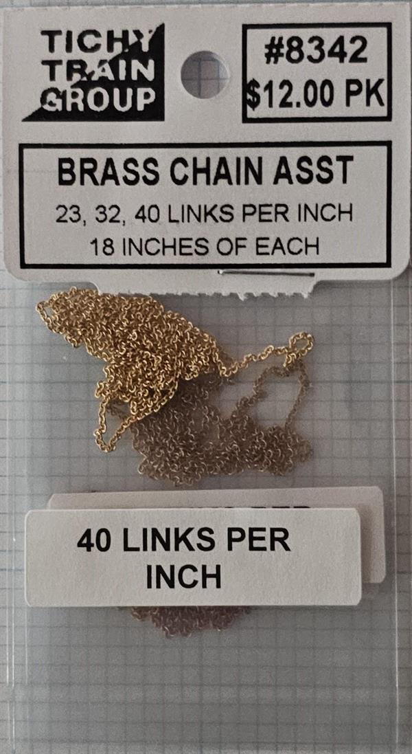 #8342 BRASS CHAIN SAMPLE PACK