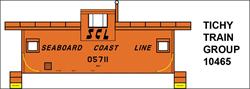 #10465S-6 SEABOARD CABOOSE