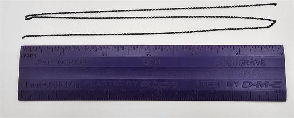 #8334 BRASS CHAIN BLACK 40 LPI