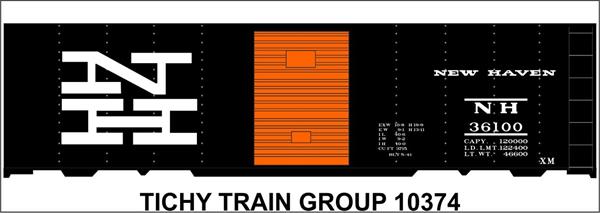#10374 NH 40' STEEL BOXCAR DECAL