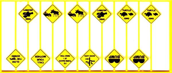 #8321 FUNNY WARNING SIGNS HO