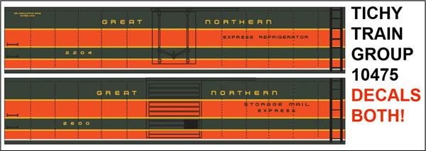 #10475N-6 GN EXPRESS MAIL & REEFER 1952