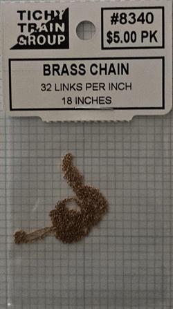 #8340 BRASS CHAIN 32 LPI