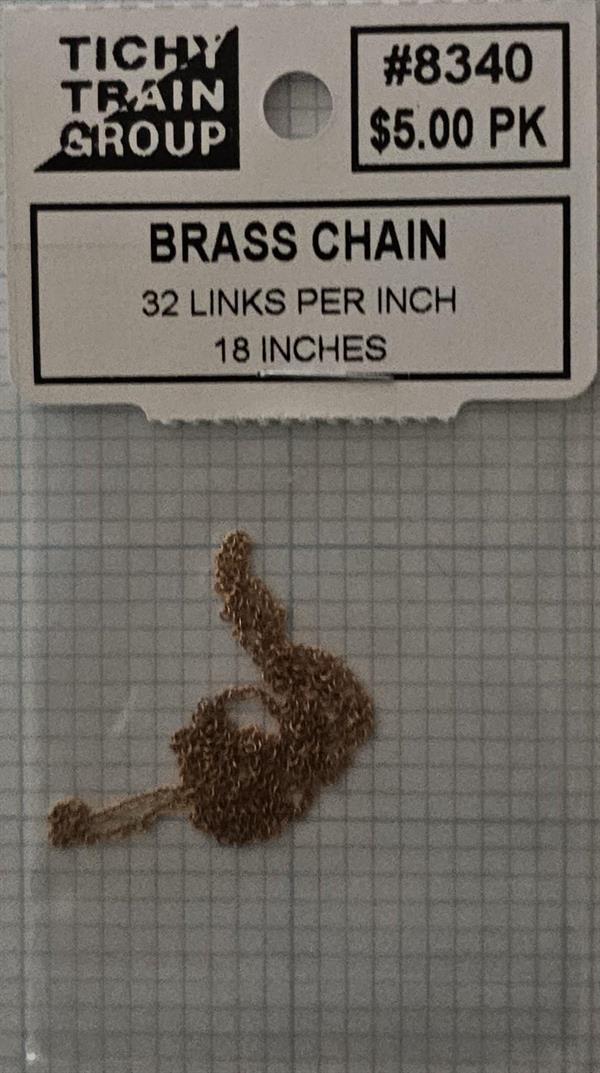 #8340 BRASS CHAIN 32 LPI