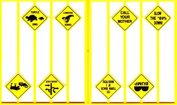 #2103 FUNNY WARNING SIGNS O