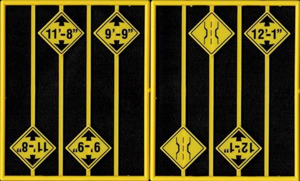 #2083 BRIDGE WARNING SIGNS O